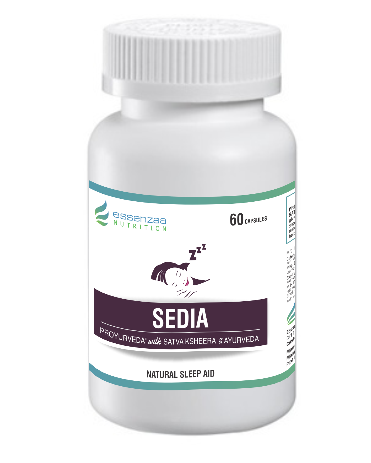 Essenzaa Sedia Capsule (Maximaa Proyurveda Sedia Capsule)