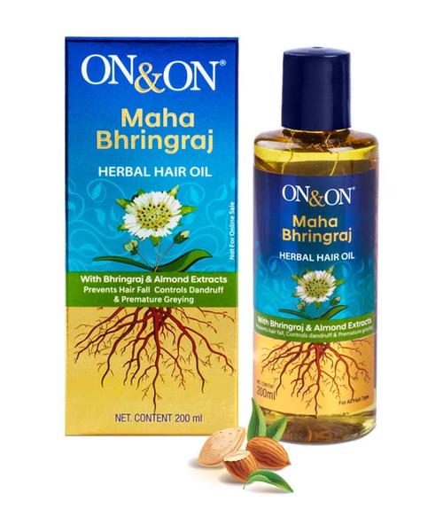 On & On Maha Bhringraj Herbal Hair Oil