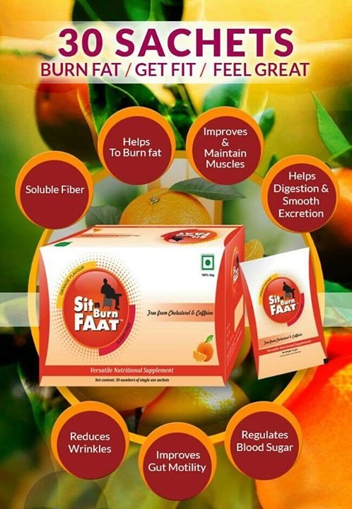 On & On Sit & Burn Faat Sugar Free Nutritional Supplement