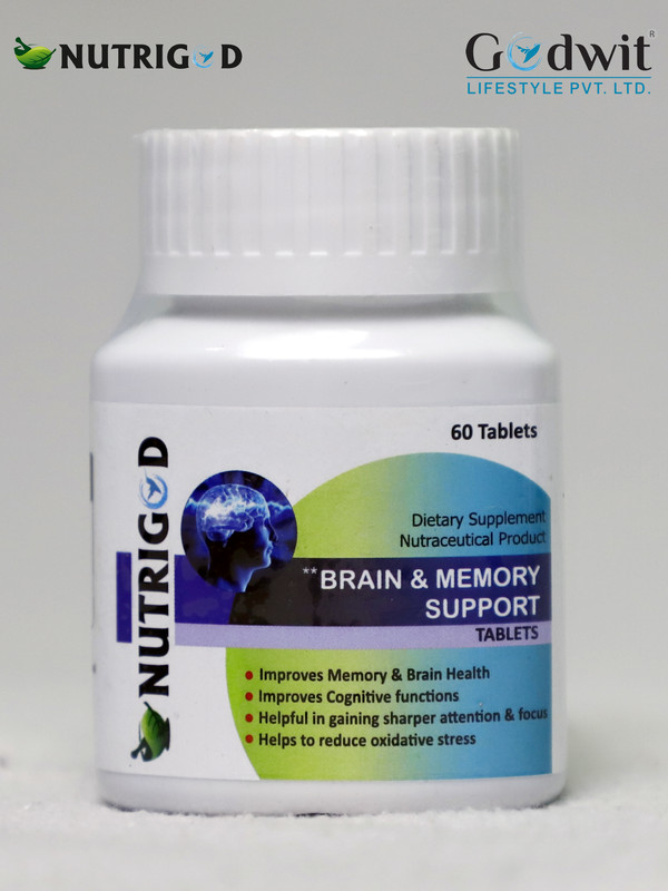 NUTRIGOD BRAIN & MEMORY SUPPORT TABLETS