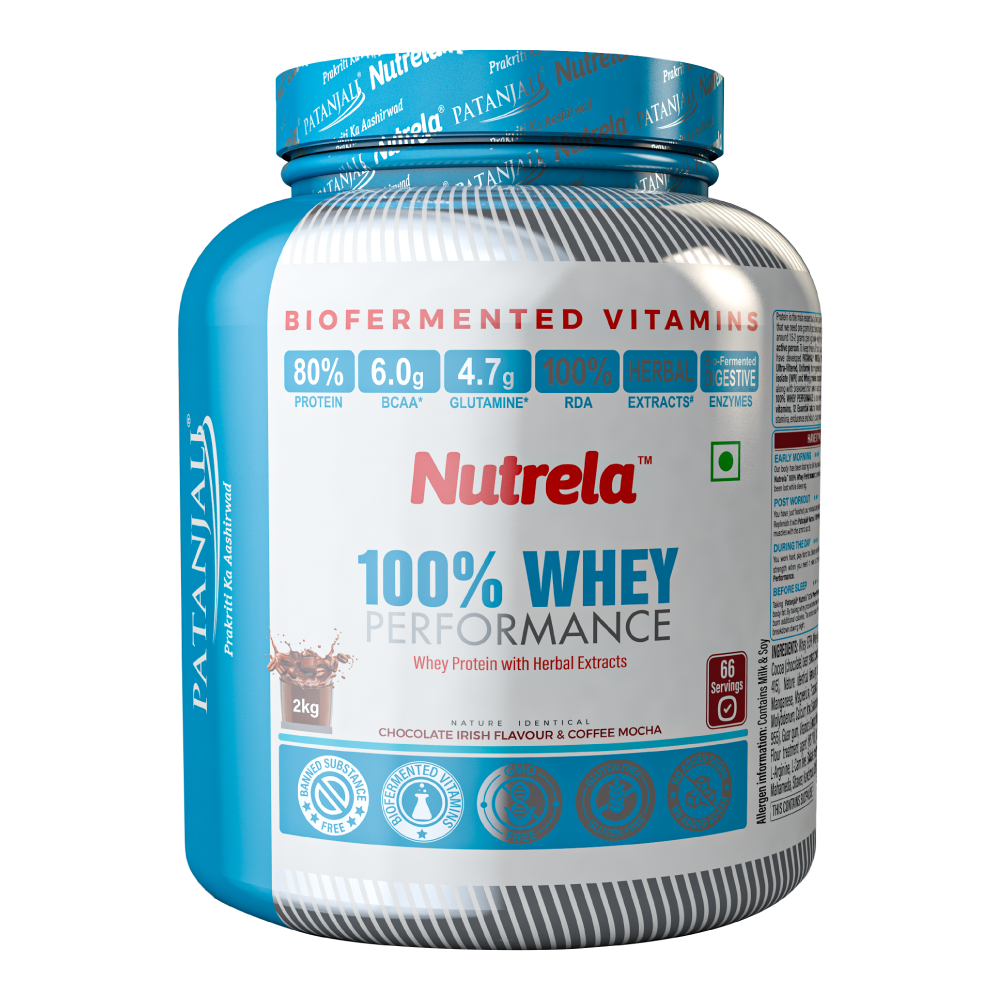 Patanjali Nutrela 100% Whey Performance Whey Protein 
