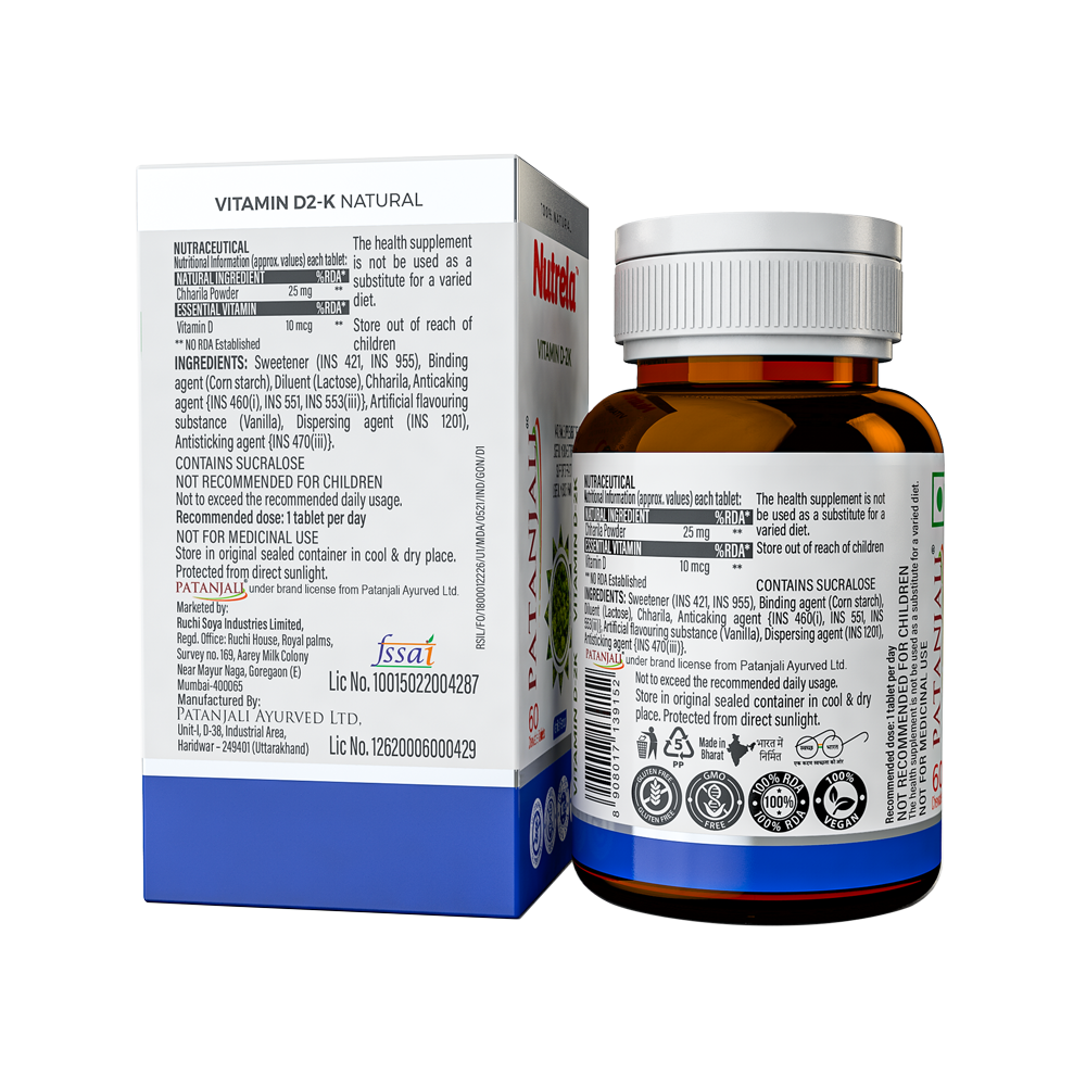 Buy Patanjali Nutrela Vitamin D 2K at Best Price Online