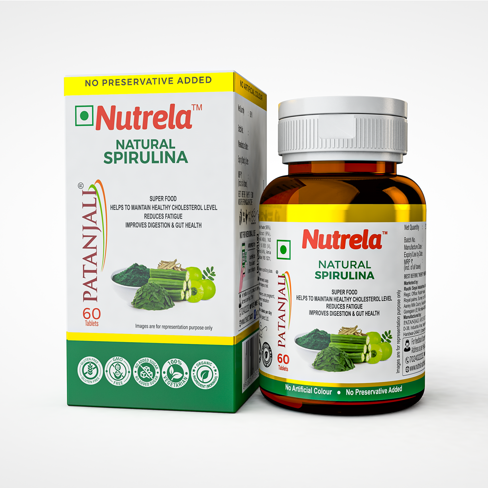 Patanjali Nutrela Natural Spirulina 