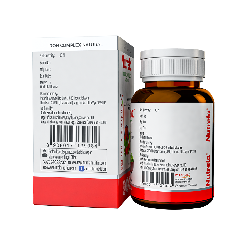 Patanjali Nutrela Iron Complex Natural