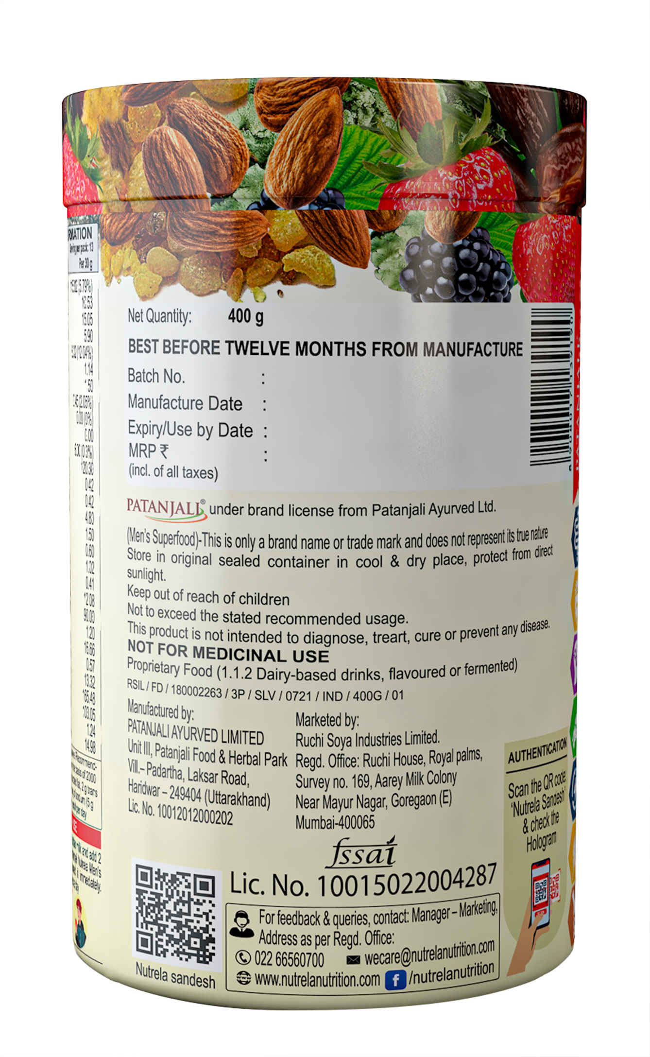 Patanjali Nutrela Men's Superfood