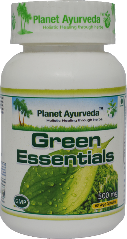 Planet Ayurveda Green Essentials Capsules