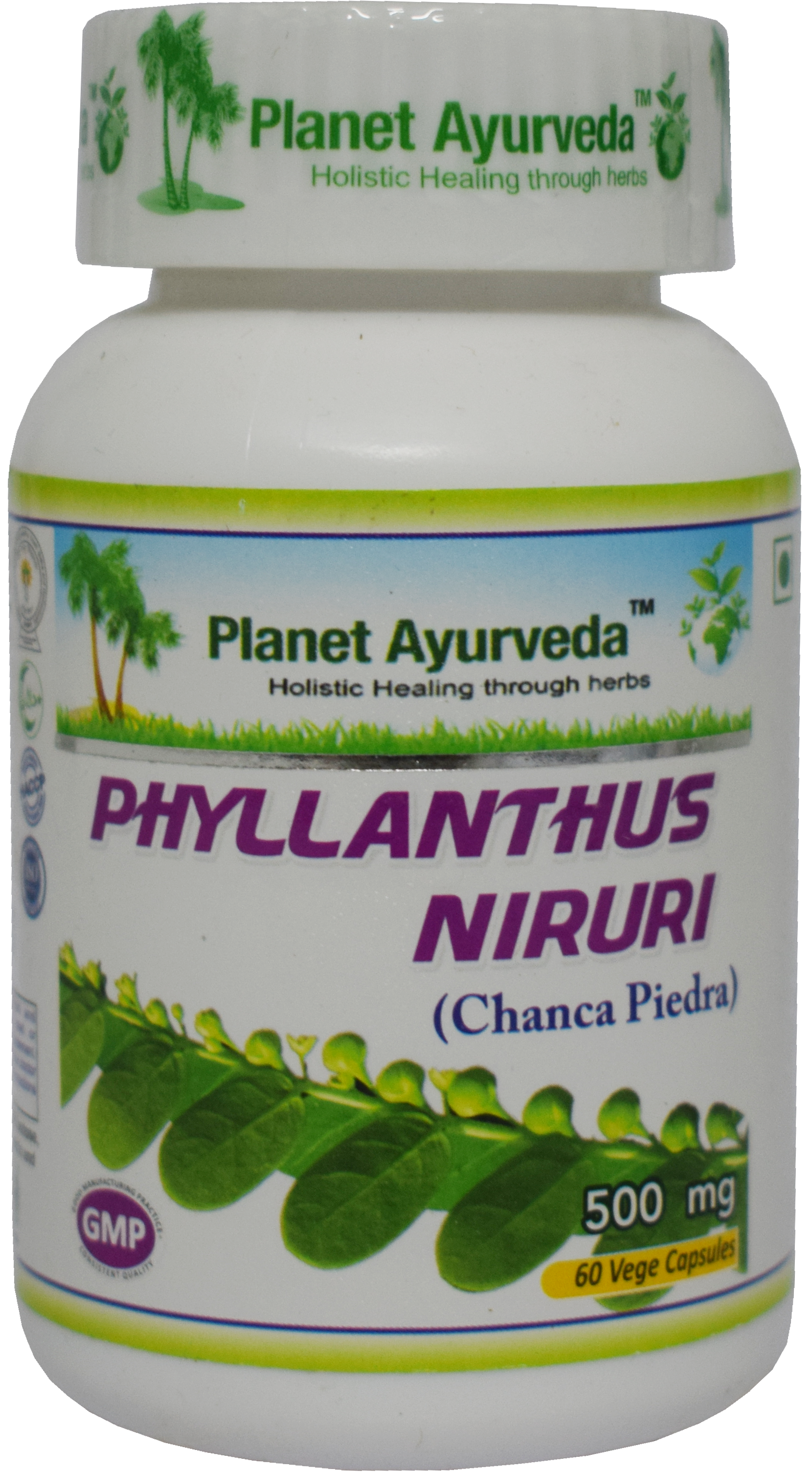 Planet Ayurveda Phyllanthus Niruri  Capsules