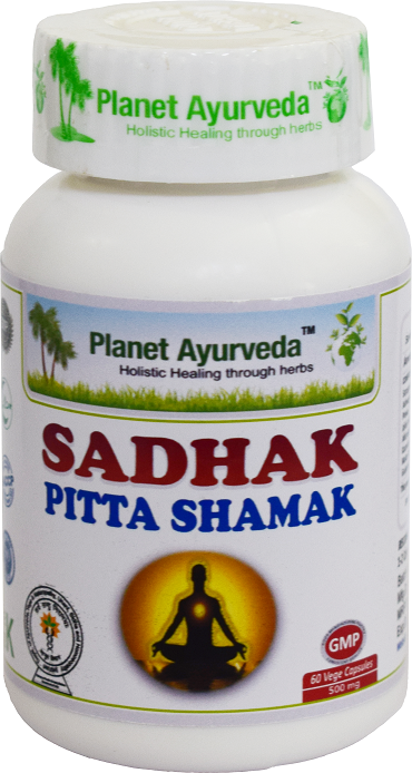 Planet Ayurveda Sadhak Pitta Shamak Capsules