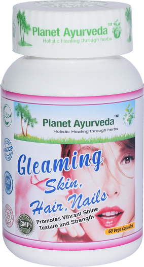 Planet Ayurveda Gleaming Skin, Hair, Nails Formula Capsules