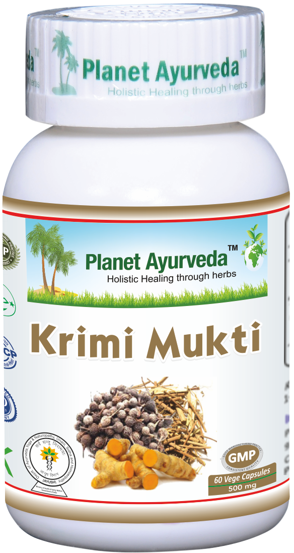 Planet Ayurveda Krimi Mukti Capsules