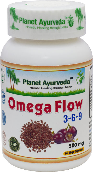 Planet Ayurveda Omega Flow 3-6-9 Capsules