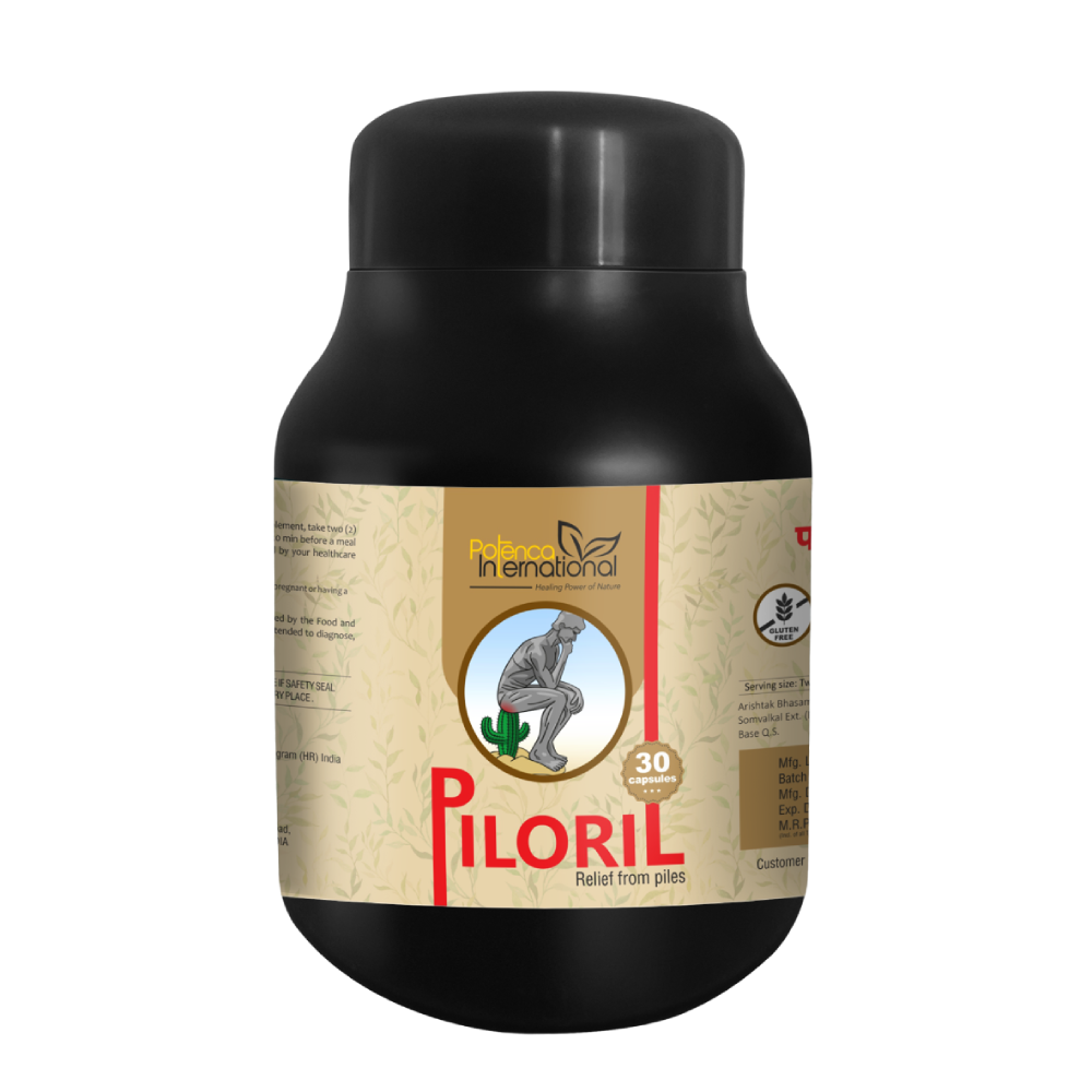 Potenca Piloril Capsules - relief from piles