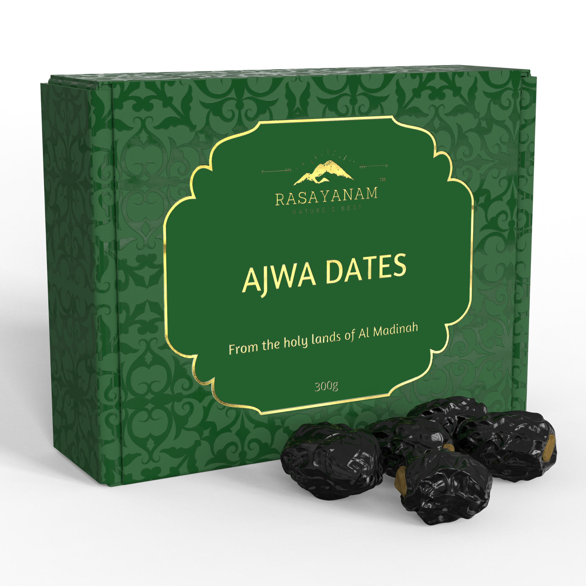 Buy Rasayanam Al Madina Ajwa Dates khajoor (300 gms) at Best Price Online