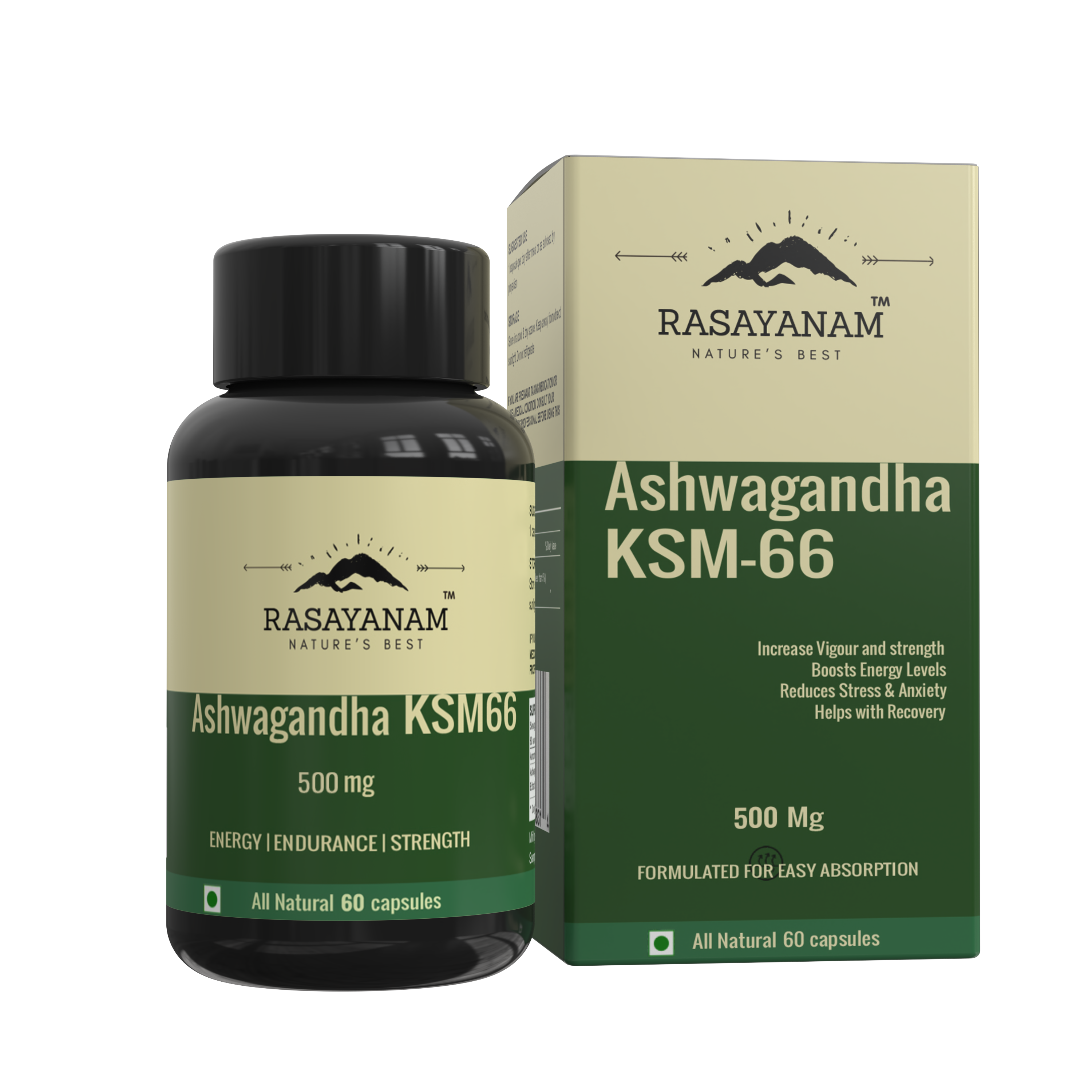 Buy Rasayanam Ashwagandha KSM-66 (500 mg) at Best Price Online