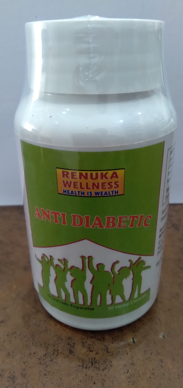 Buy Renuka Wellness ANTI DIABETIC CAPSULES- 800 mg at Best Price Online