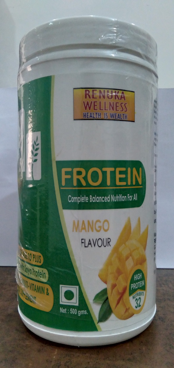 Renuka Wellness FROTEIN POWDER-(mango flavour)