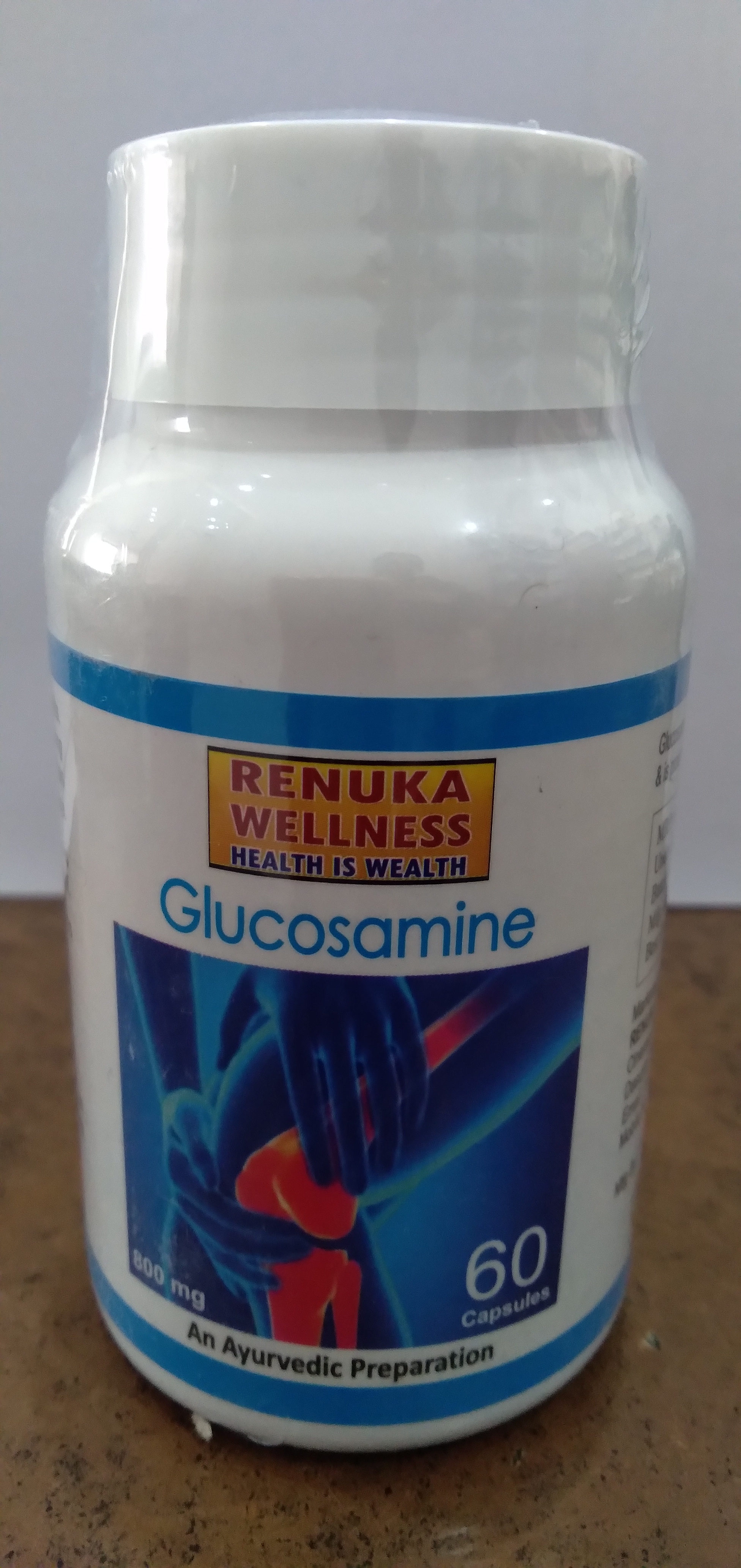 Renuka Wellness GLUCOSAMINE CAPSULES- 800 mg