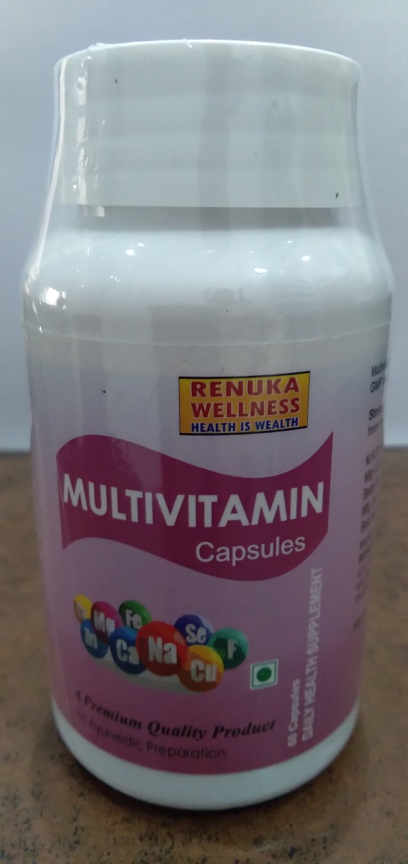 Renuka Wellness MULTIVITAMIN CAPSULES-500 mg-AYURVEDIC
