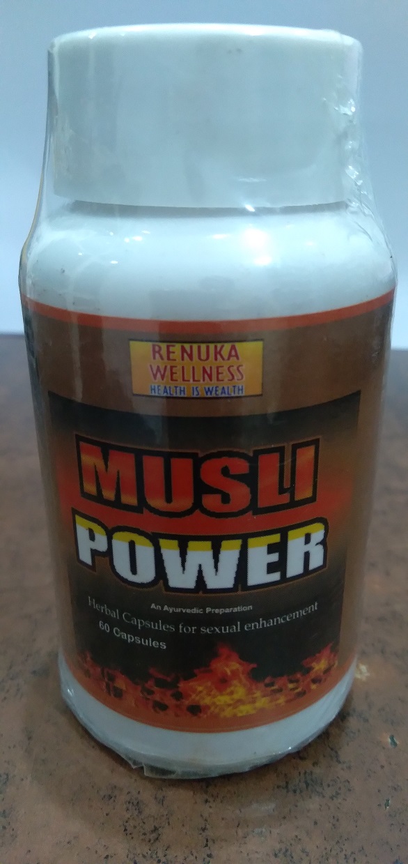 Renuka Wellness MUSLI POWER CAPSULES- 800 mg