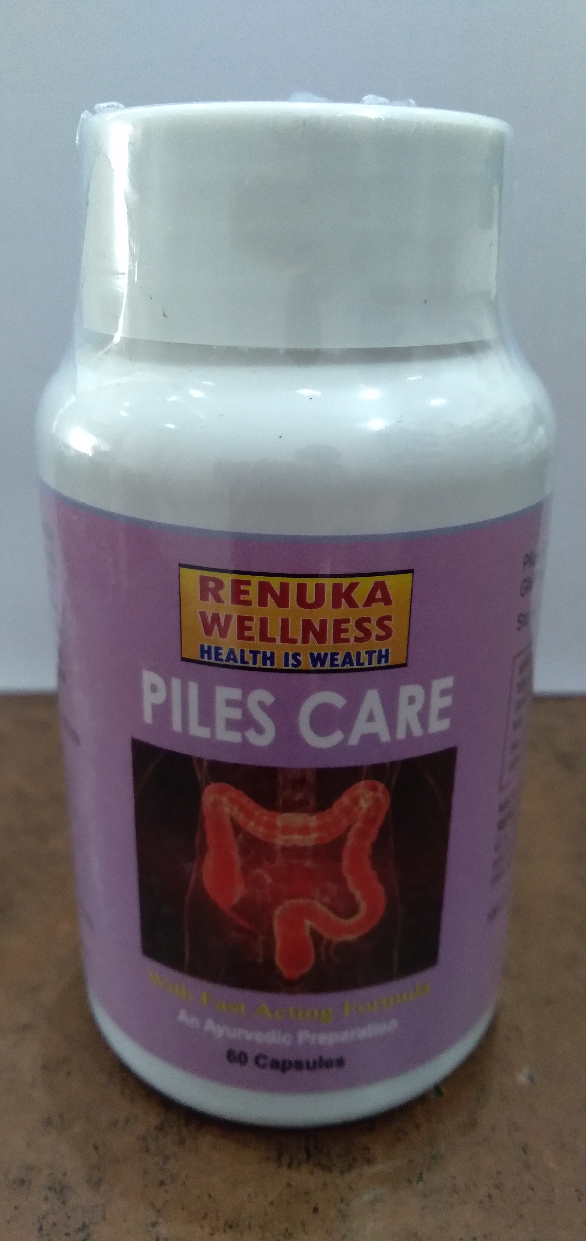 Renuka Wellness PILES CARE CAPSULES- 800 mg