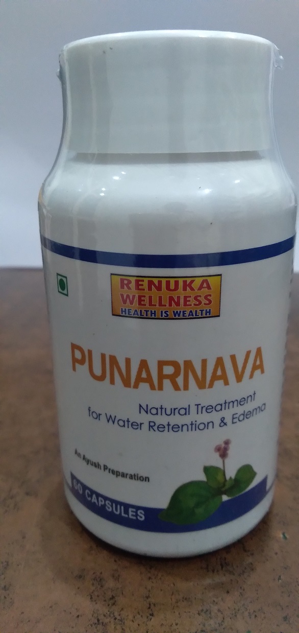 Buy Renuka Wellness PUNARNAVA CAPSULES- 500 mg at Best Price Online