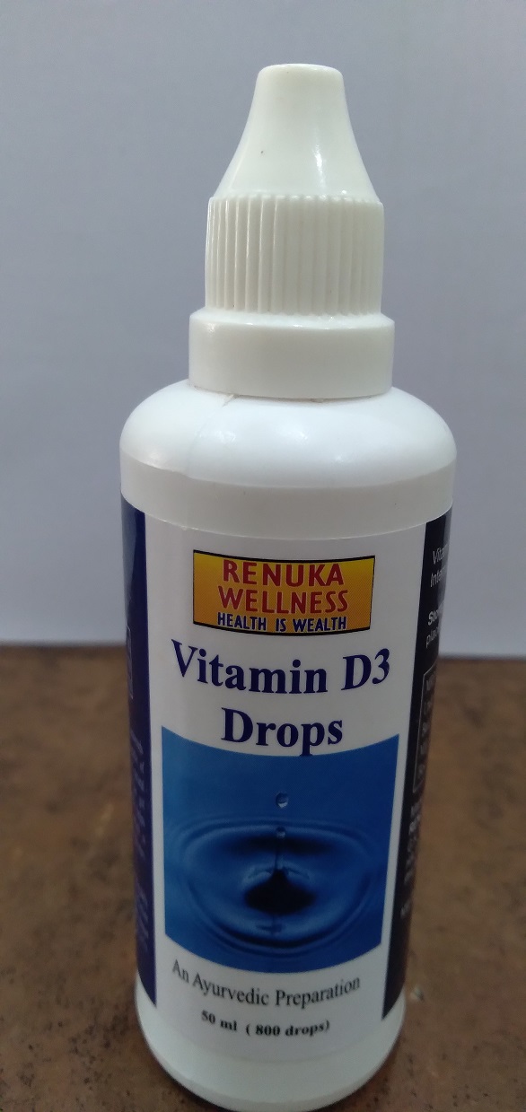Renuka Wellness VITAMIN D3 DROPS- AYURVEDIC