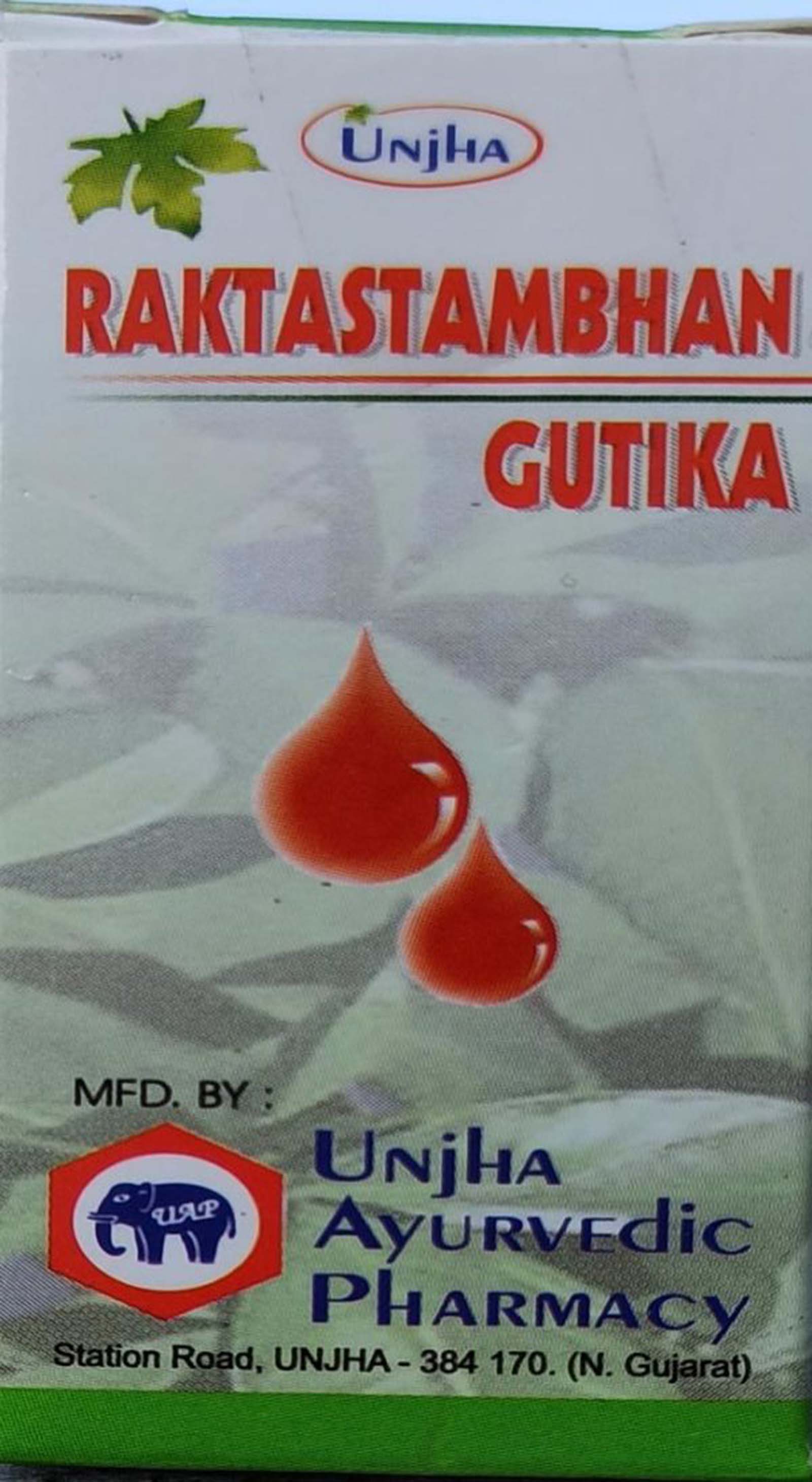 Unjha Raktastambhan Gutika