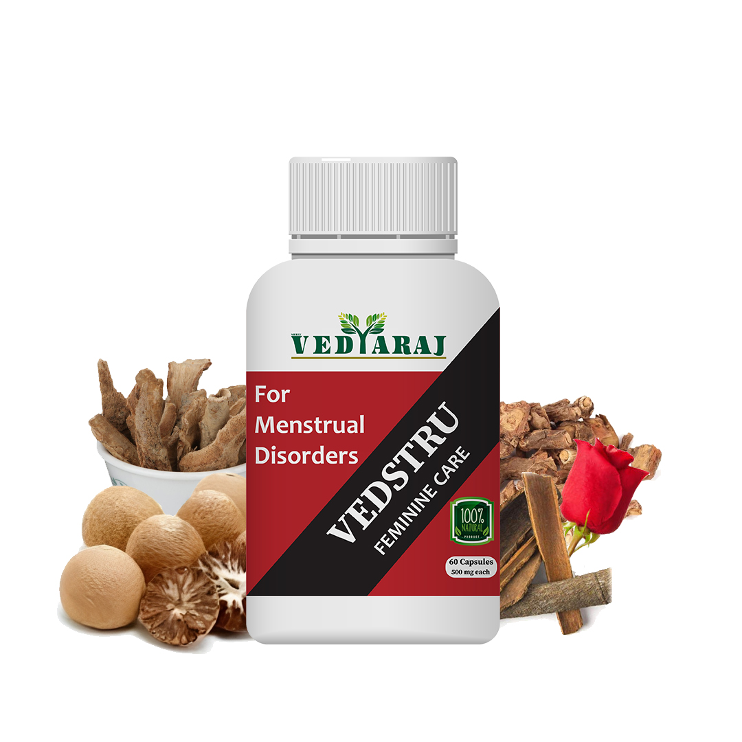 Vedstru Ayurvedic Capsules for PCOS and Menstrual Issues