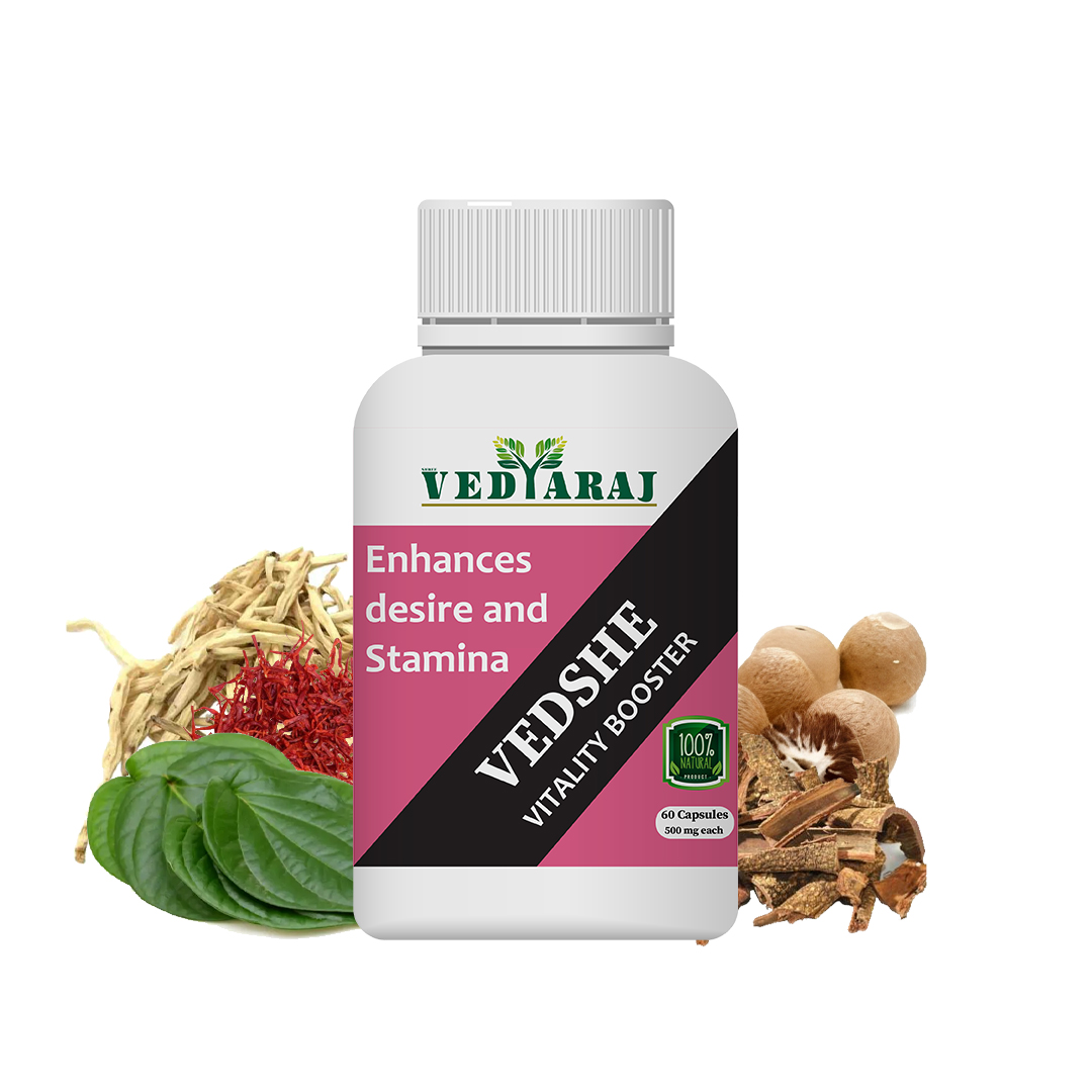 Vedshe Ayurvedic Capsules for Vitality Boosting in Women