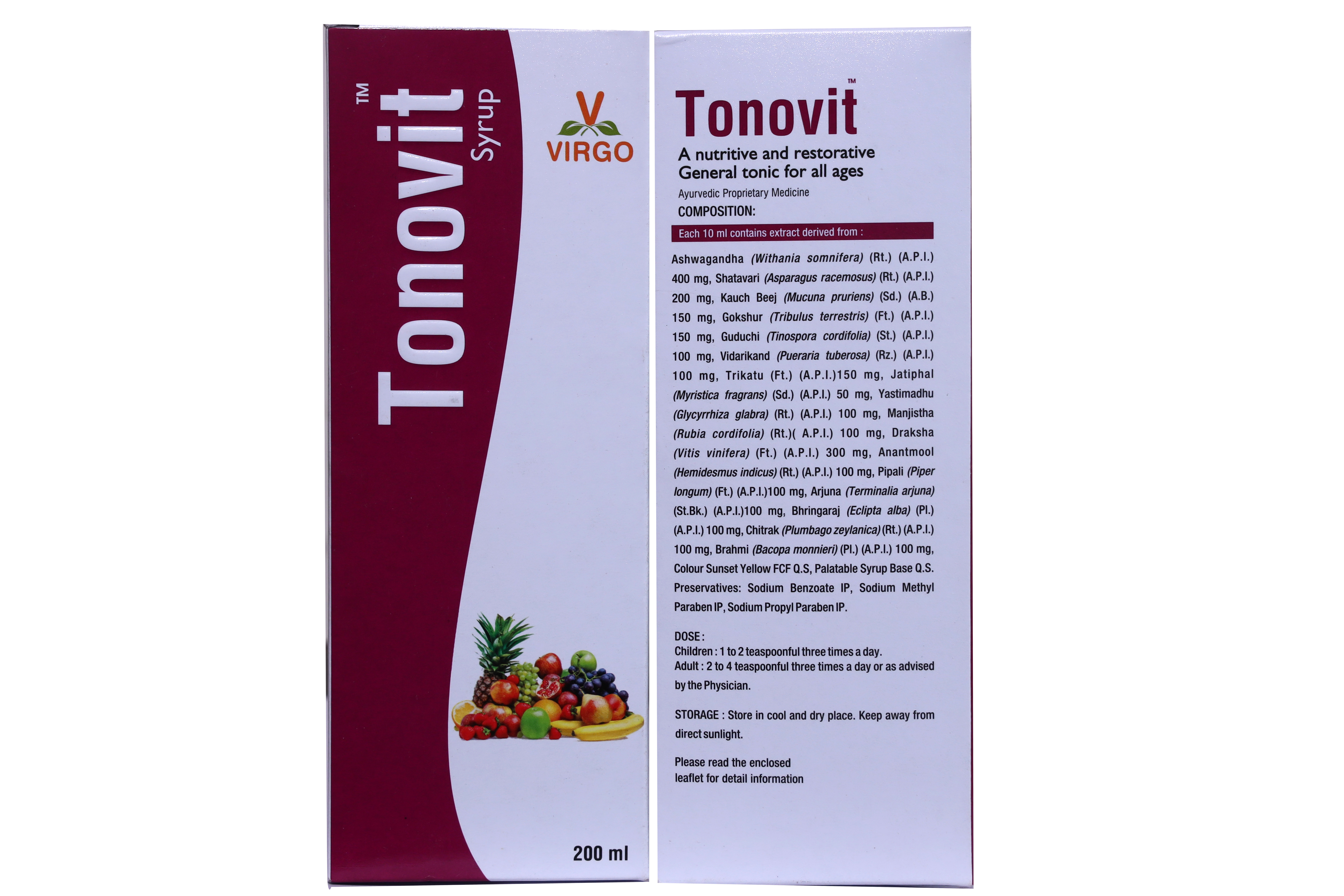 Buy Virgo Tonovit Syrup at Best Price Online