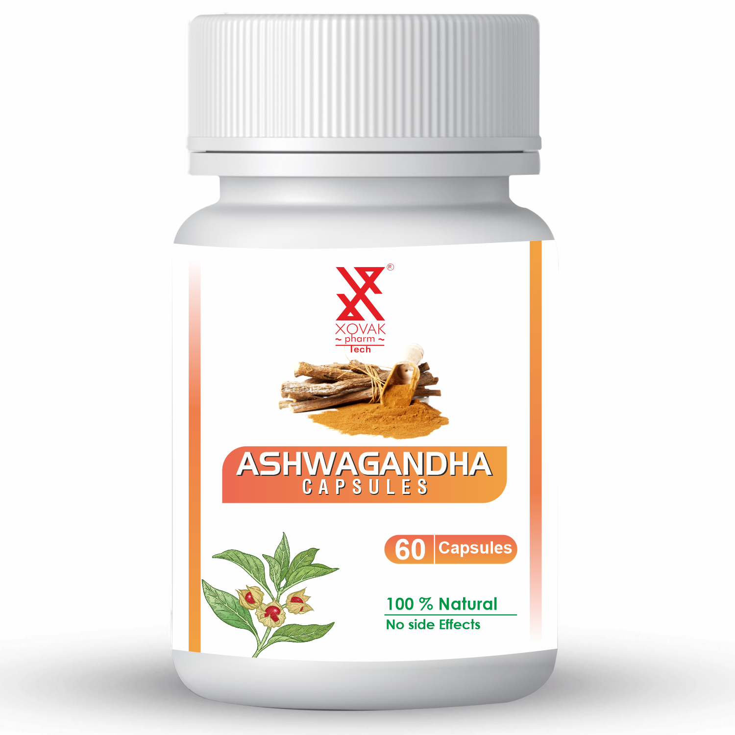 Xovak Organic Ashwagandha Capsules