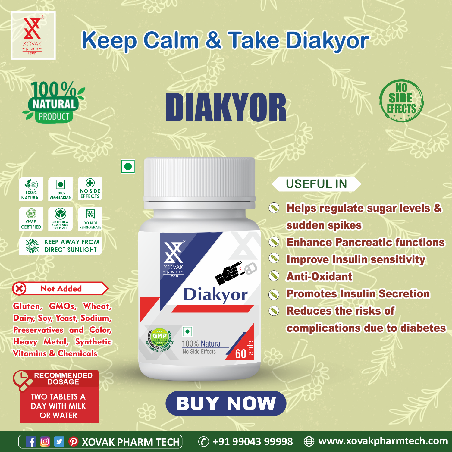 Buy Xovak Ayurvedic Diakyor at Best Price Online
