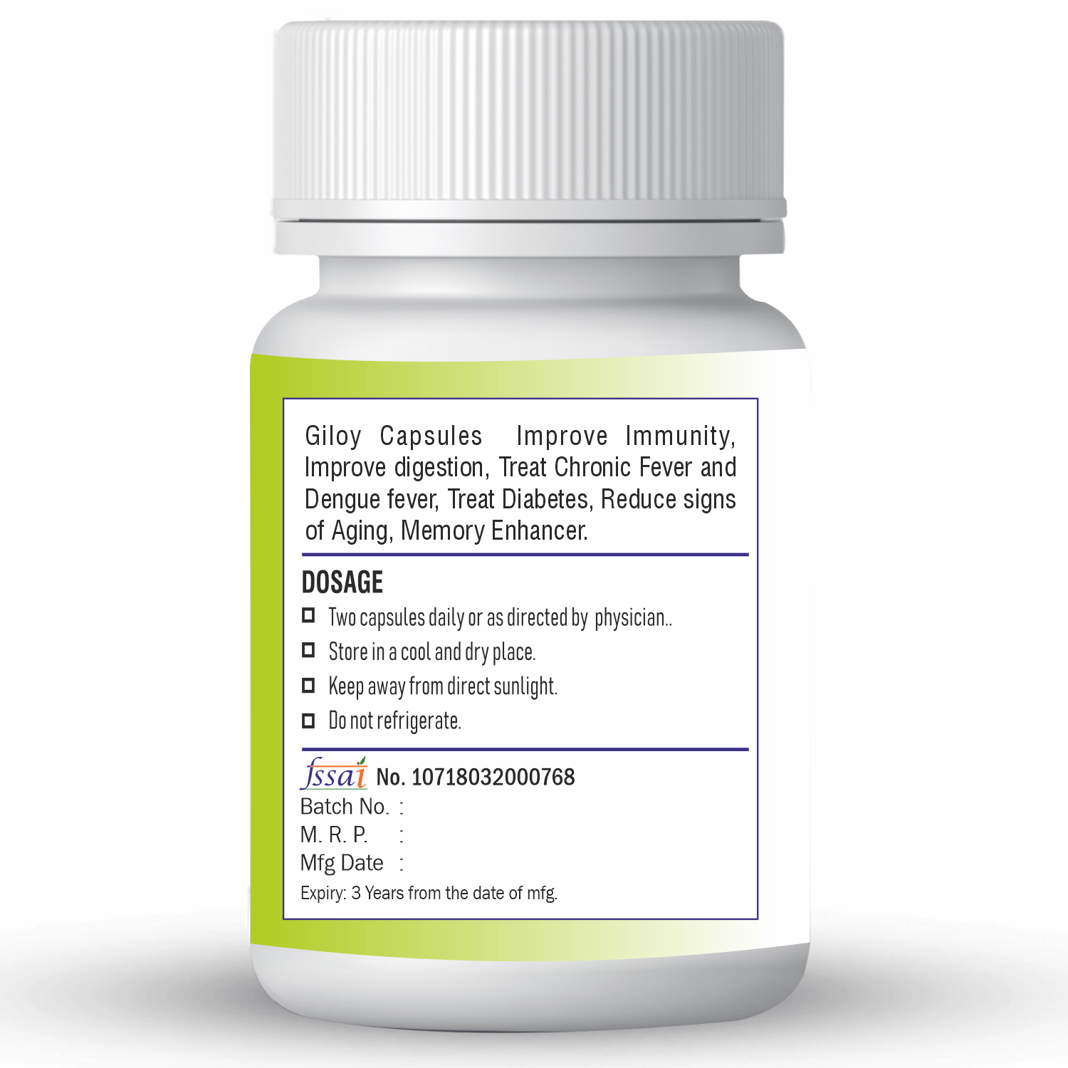 Xovak Organic Giloy Capsules (60caps)