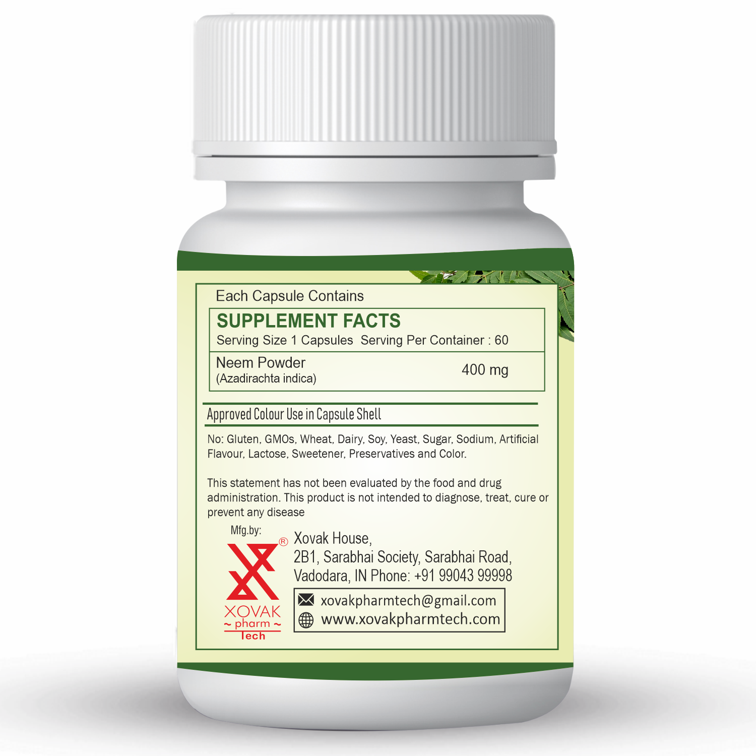 Buy Xovak Organic  Neem Capsules at Best Price Online