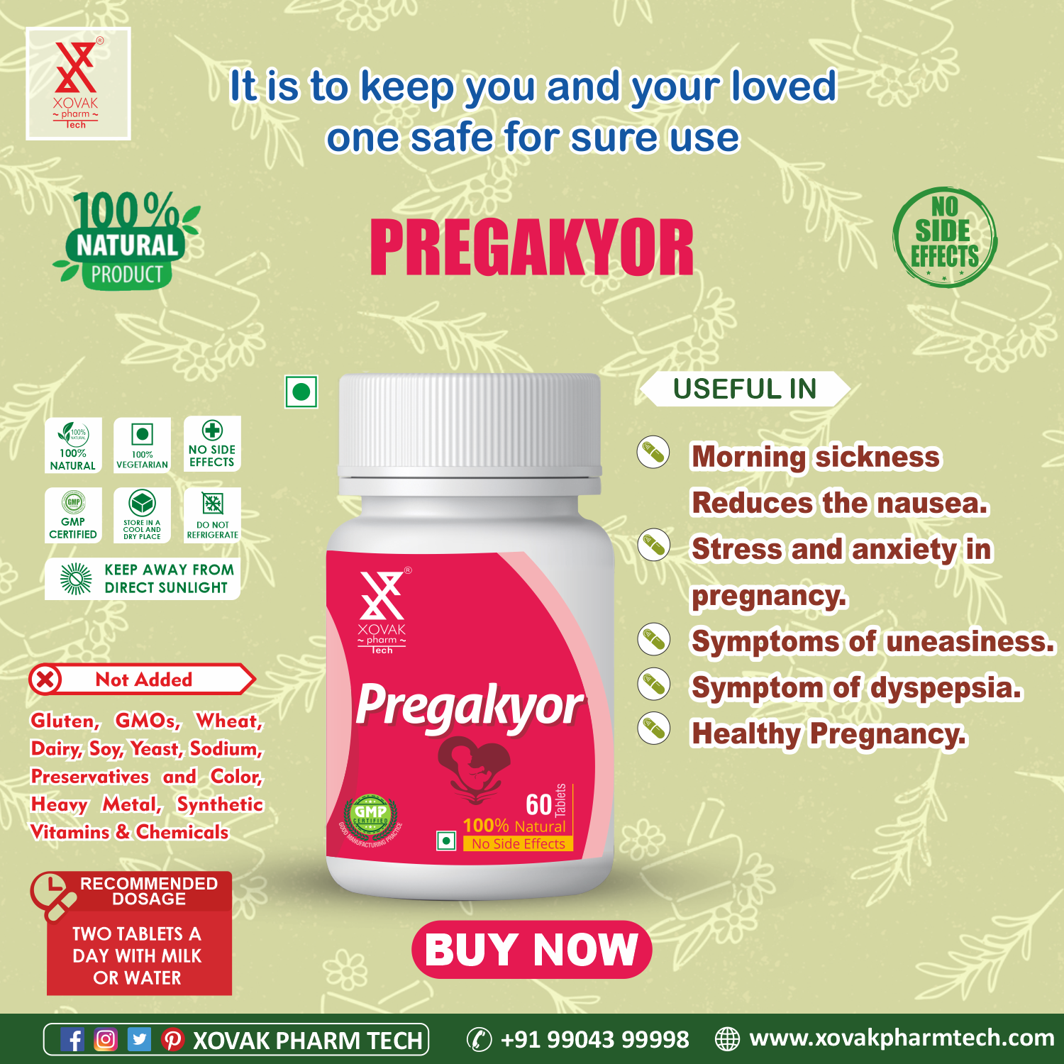Buy Xovak Ayurvedic Pregakyor at Best Price Online