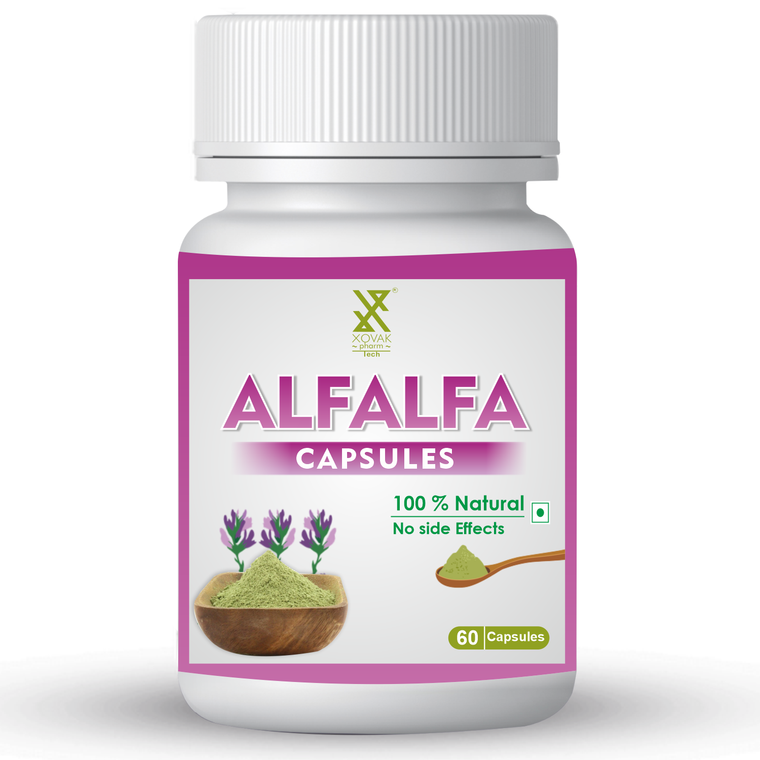 Xovak Organic Alfalfa Capsules