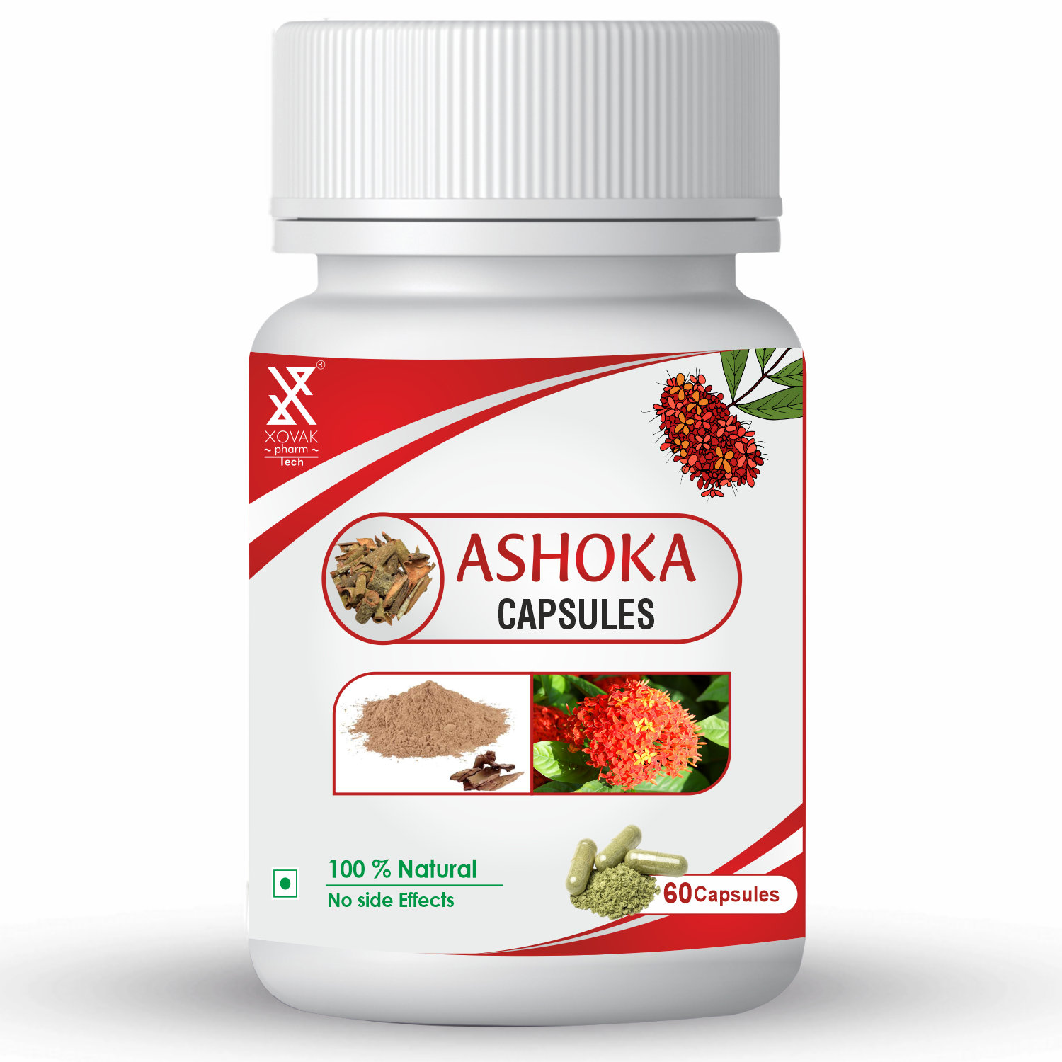 Xovak Organic Ashoka Capsules (60caps)