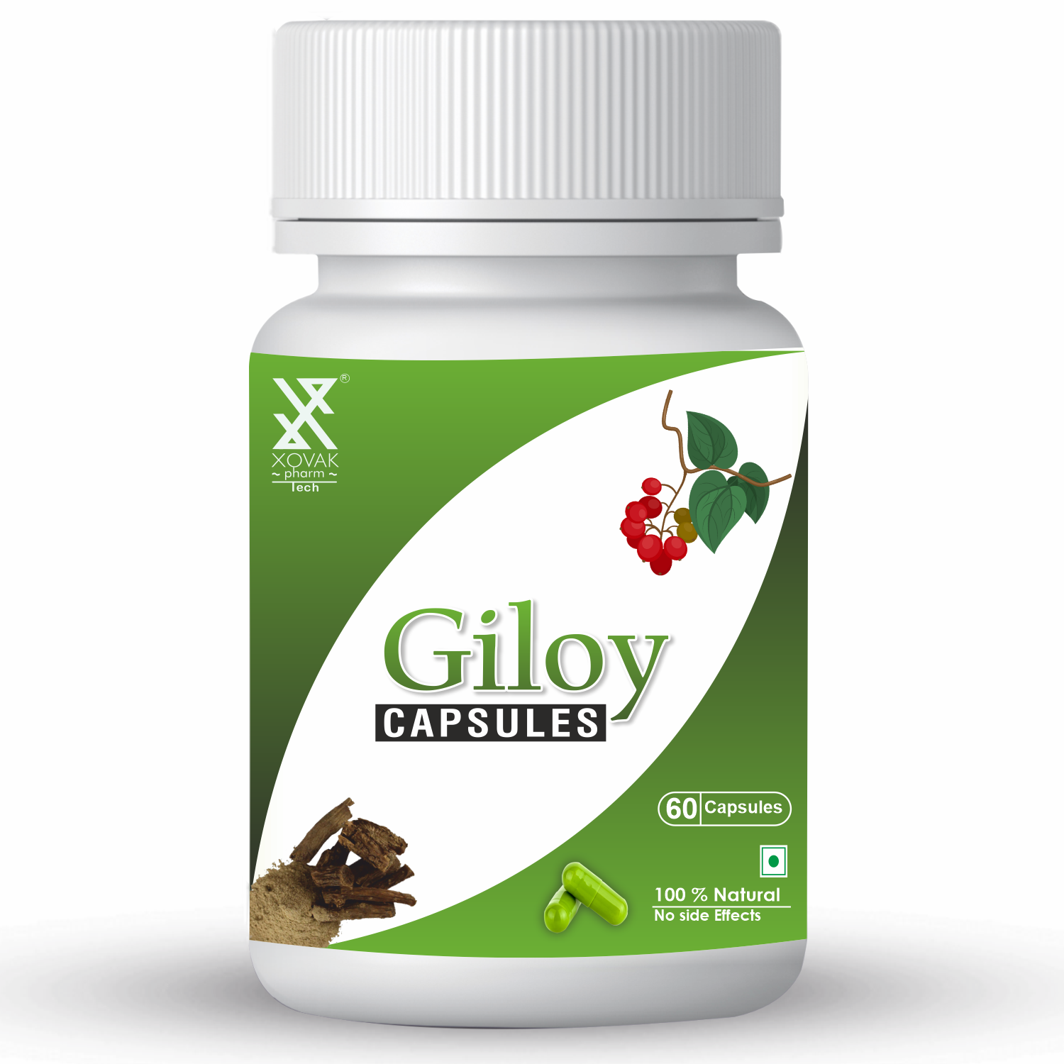 Xovak Organic Giloy Capsules (60caps)