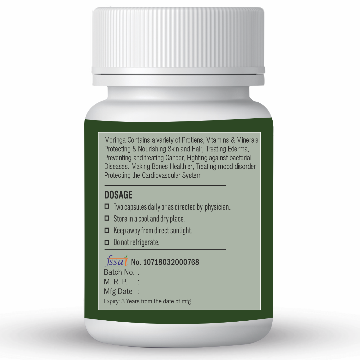 Xovak Organic Moringa Capsules