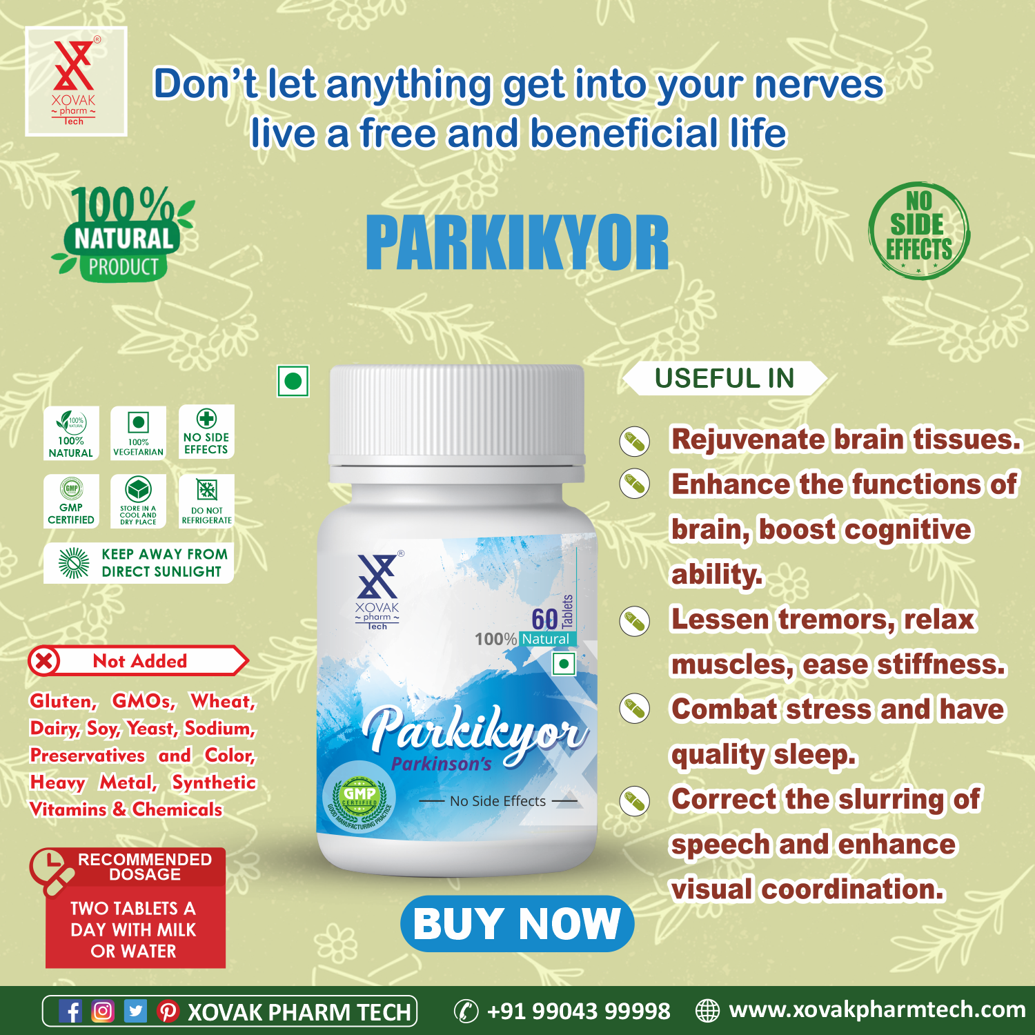 Xovak Ayurvedic Parkikyor for Parkinson