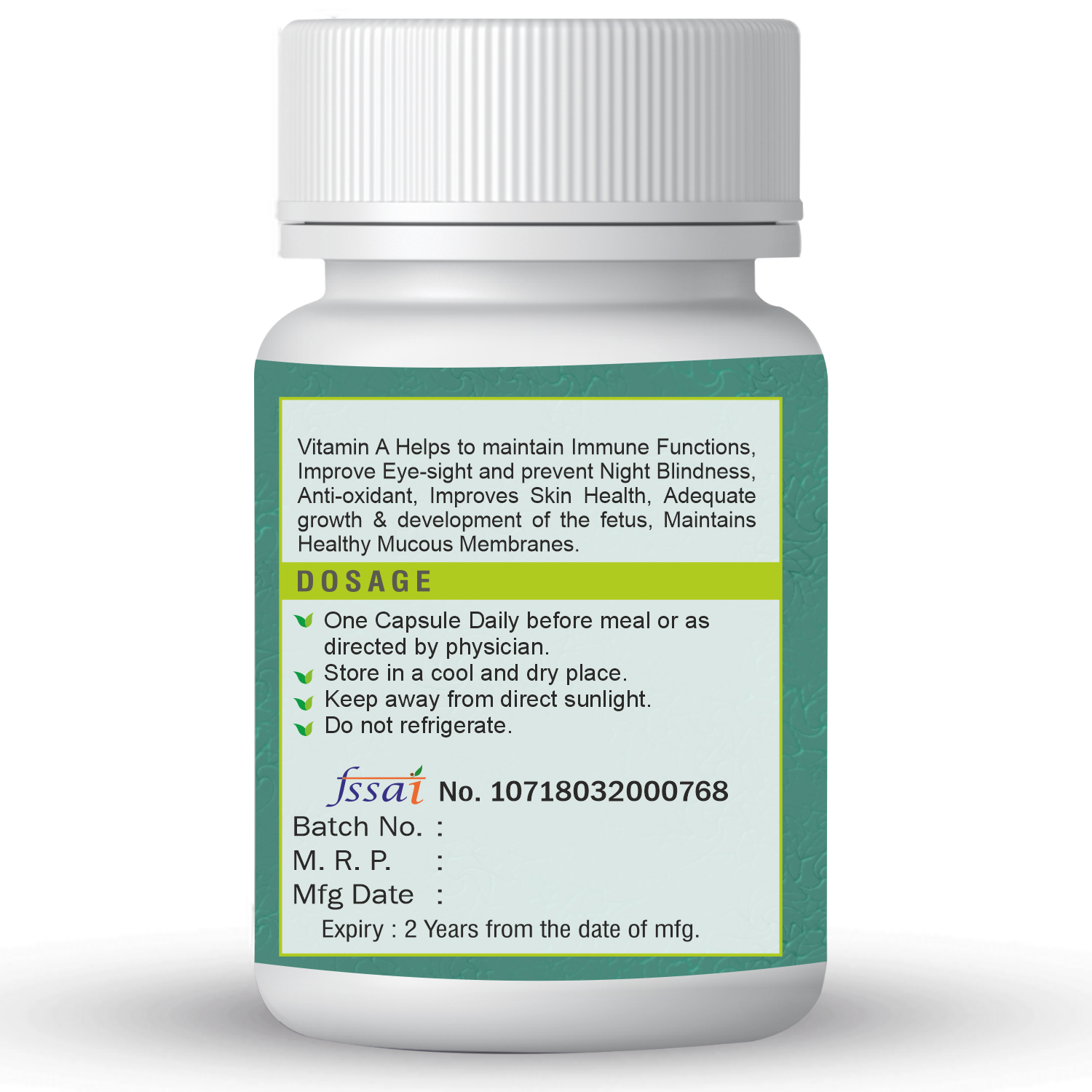 Buy Xovak Ayurvedic Vitamin A at Best Price Online