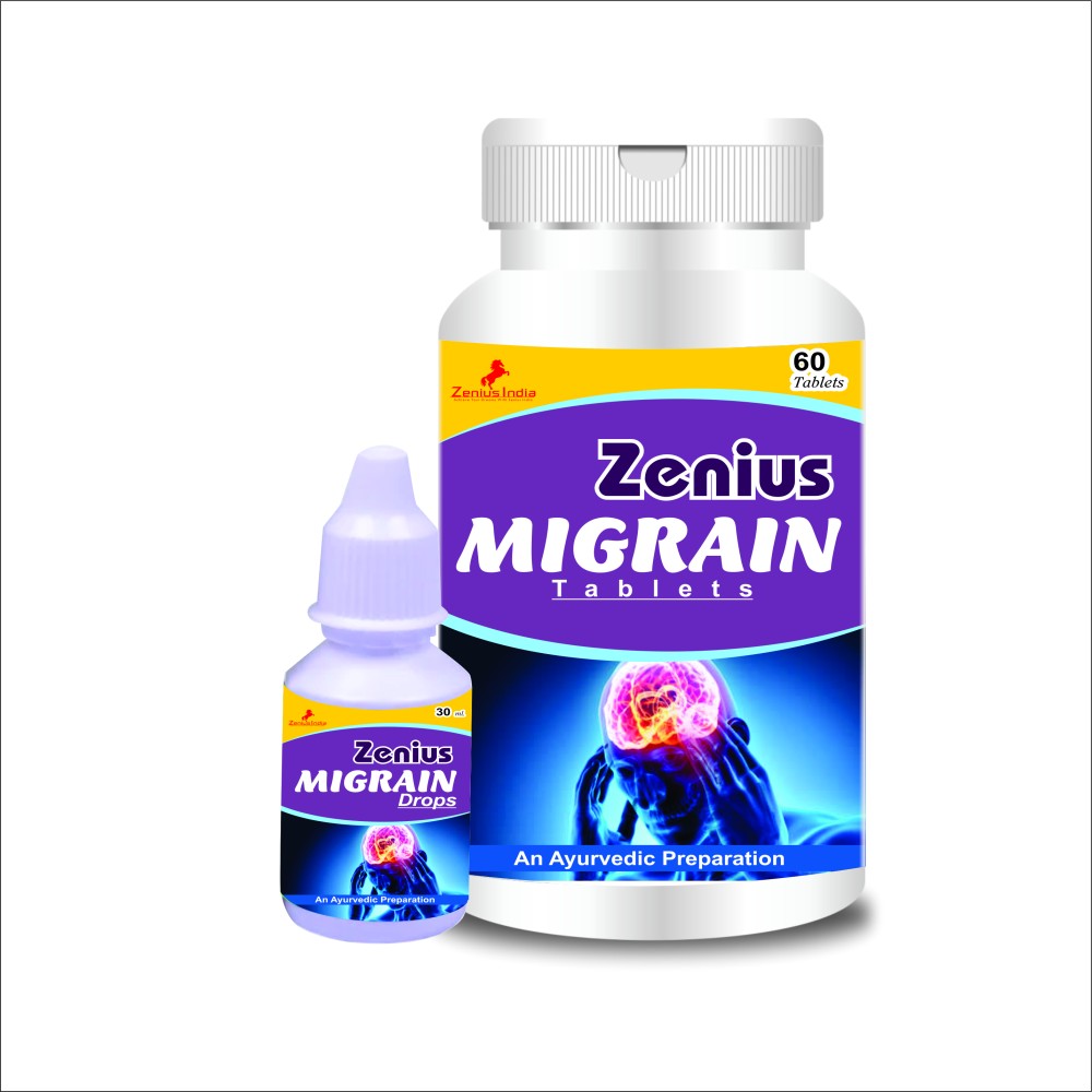 Buy Zenius Migrain Tablets And Drops at Best Price Online