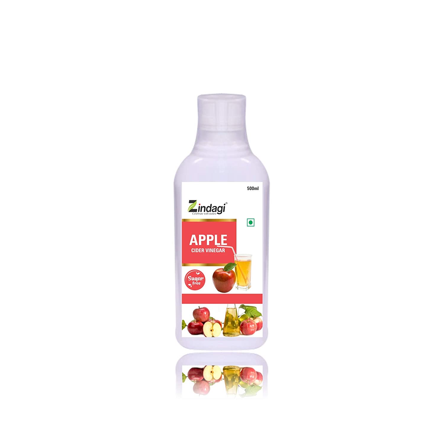 Buy Zindagi Apple Cider Vinegar - Raw, Unfiltered And Undiluted - 100% Pure Vinegar(500 ml) at Best Price Online