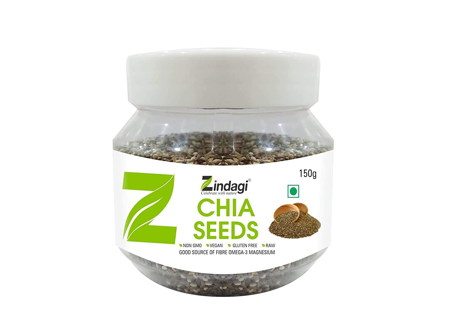 Buy Zindagi Chia Seeds For Weight Lose - Natural Black & White Chia Seeds With High Quality Protein 300 gm at Best Price Online