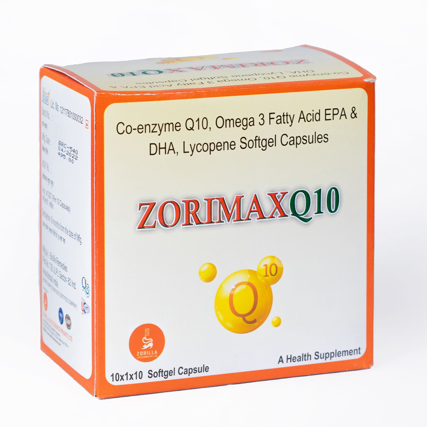 Buy Zorimax Q10 Tablets at Best Price Online
