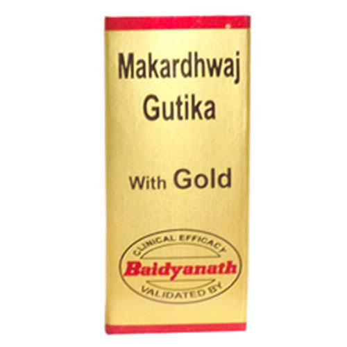 Baidyanath Makardhwaj Gutika Swarna Kesar Gomed Yukta