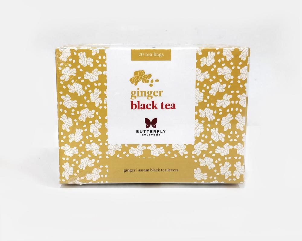 Butterfly Ayurveda Ginger Black Tea for detoxification, digestion and boosting immunity