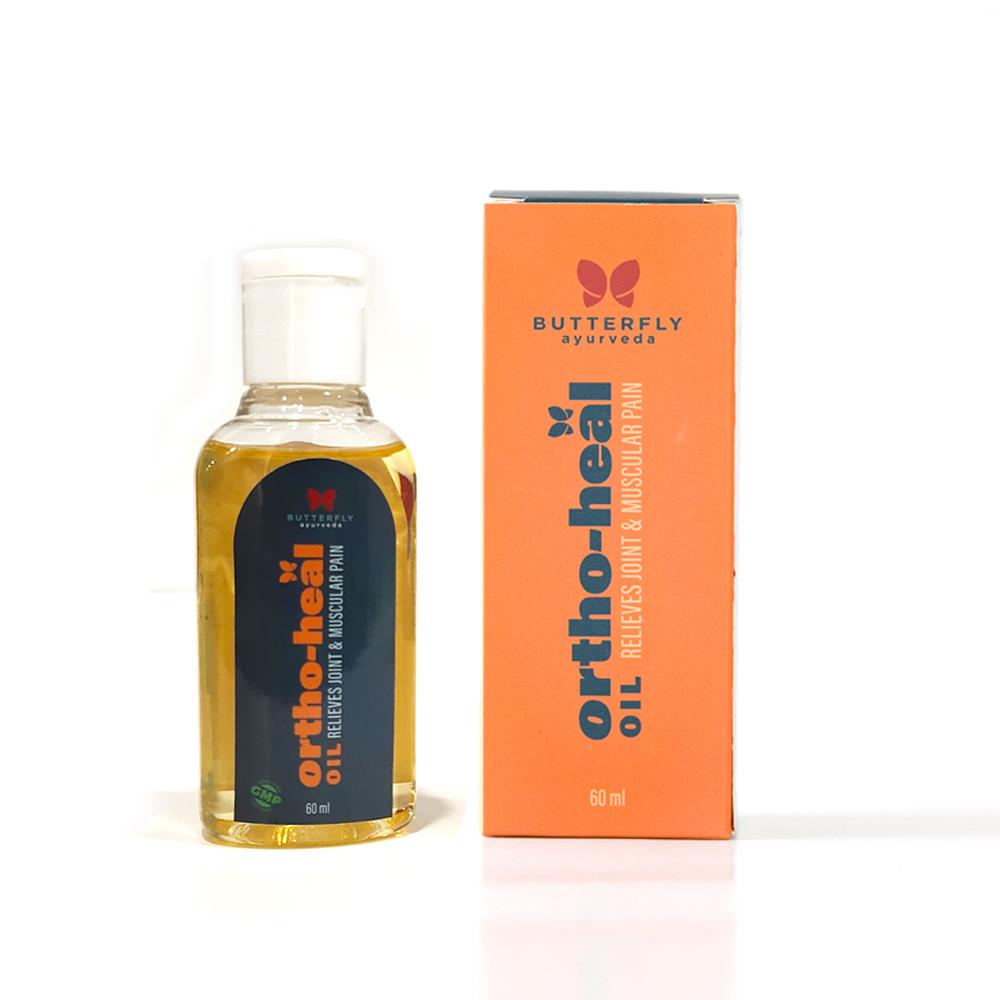 Butterfly Ayurveda Ortho-Heal Oil (Relief from Muscular & Joints Pain)