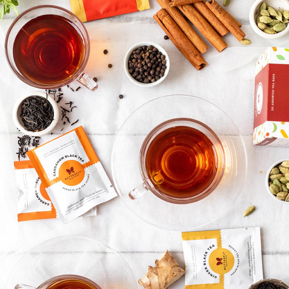 Butterfly Ayurveda Tea Potpourri (20 Tea Bags) Butterfly Ayurveda Tea Potpourri (20 Tea Bags)