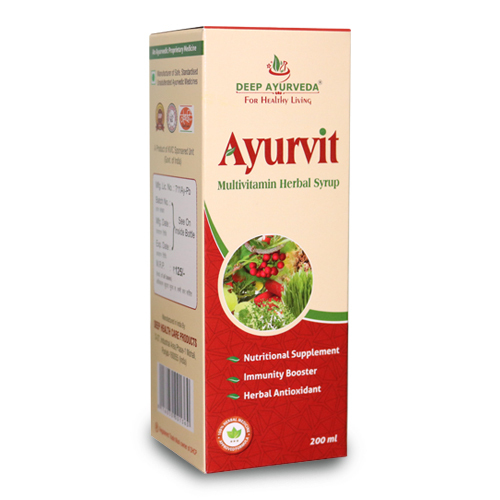 Buy Deep Ayurveda Ayurvit Multivitamin Syrup (Pack of 2) at Best Price Online